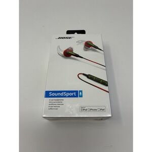 Bose SoundSport In-Ear Headphones Power Red for Apple Devices 741776-0040 NEW